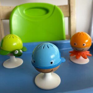 Hape Put-Stay Rattle - Set of 3